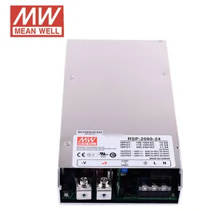 MEANWELL 2000w automatico di ALIMENTAZIONE RSP-2000 chiuso attivo pfc controller