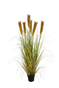 2017 <span class=keywords><strong>meilleur</strong></span> décoratif en plastique <span class=keywords><strong>faux</strong></span> paysage <span class=keywords><strong>gazon</strong></span> artificiel jardin herbe citron herbe - Product Image 2