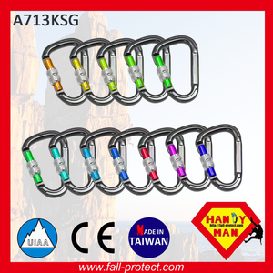 Mousqueton d'escalade en aluminium 25kN pour l'extérieur avec certificat CE - Product Image 4