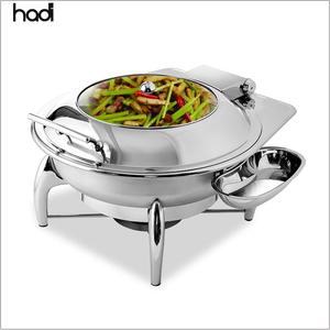 Equipo <span class=keywords><strong>de</strong></span> Servicio para <span class=keywords><strong>Buffet</strong></span> HADI, Recipiente para Calentar Comida con Tapa <span class=keywords><strong>de</strong></span> Vidrio para Catering, Recipiente para Calentar Comida Hidráulico para Hoteles - Product Image 6