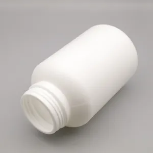 300ml HDPE bottiglia per le pillole, a prova di Bambino coperchio bottiglia di medicina, di plastica bianca pillole bottiglia con CRC coperchio