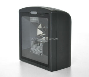 AK-8200 Máy tính để bàn Máy quét mã vạch laser Đầu đọc mã vạch cửa sổ lớn tốc độ cao Tự động quét đa hướng - Product Image 1