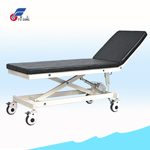 Lits d'examen pour patients réglables en hauteur <span class=keywords><strong>électrique</strong></span>ment, avec télécommande et <span class=keywords><strong>matelas</strong></span> recouvert de cuir artificiel - Product Image 4