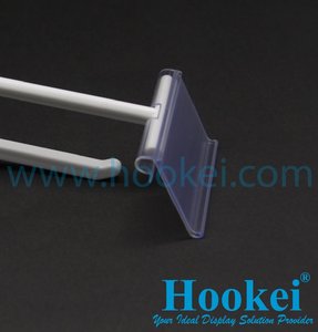 Hookei Merchandising Slatwall Pegboard Hook con Ticket Adhesivo Datos Precios Tira Estante Titular de la etiqueta - Product Image 2