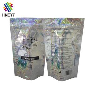 แฟลชจุด Glitter โฮโลแกรมเลเซอร์เครื่องสำอางยืนขึ้นกระเป๋าสำหรับกาแฟร่างกายขัด - Product Image 3