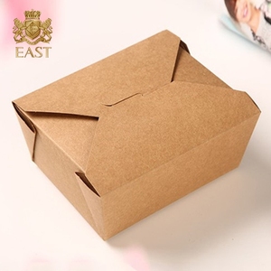 Boîte <span class=keywords><strong>de</strong></span> livraison <span class=keywords><strong>de</strong></span> nourriture en carton pliable écologique personnalisé, boîte d'emballage à emporter <span class=keywords><strong>de</strong></span> restauration rapide <span class=keywords><strong>de</strong></span> restaurant - Product Image 5