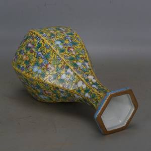 2024 chinois Antique fait à la main Famille fleur porcelaine céramique Collection Vase avec motif de <span class=keywords><strong>calebasse</strong></span> peint à la main pour la décoration intérieure - Product Image 4