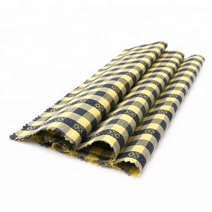 Sợi nhuộm kiểm tra dobby poplin cho áo sơ mi vải cotton - Product Image 1