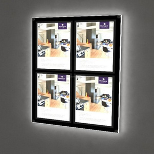 Alibaba <span class=keywords><strong>Fr</strong></span> Acrylique Mur LED Affichage Publicité Boîte à Lumière Panneau <span class=keywords><strong>Immobilier</strong></span> Conseil - Product Image 1