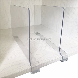 <span class=keywords><strong>Divisori</strong></span> <span class=keywords><strong>per</strong></span> Scaffali in Plexiglass Trasparente <span class=keywords><strong>per</strong></span> Armadi / Mensole in Legno - Product Image 6