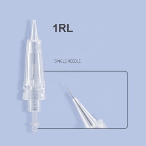 <span class=keywords><strong>Aiguille</strong></span> jetable professionnelle pour Machine à maquillage permanente, accessoire cosmétique, 100 pièces, 1RL 3RL <span class=keywords><strong>5RL</strong></span> 5F 7F, micro lames, à usage unique, cartouche de <span class=keywords><strong>tatouage</strong></span>, fournitures PMU - Product Image 2
