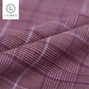 Venta caliente Glen <span class=keywords><strong>Plaid</strong></span> seda peinada traje <span class=keywords><strong>de</strong></span> <span class=keywords><strong>lana</strong></span> para las mujeres - Product Image 3