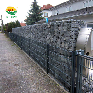 ICAVERNE serie Jardinage inedit Mur en gabion avec couvercles Acier galvanise 300 x 50 x 200 cm - Product Image 4