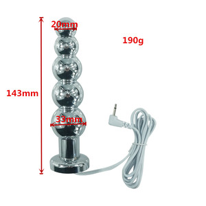 Équipement de physiothérapie par ondes de choc électriques, <span class=keywords><strong>plug</strong></span> <span class=keywords><strong>anal</strong></span> en métal, masseur de poitrine, électro-sexe, <span class=keywords><strong>plug</strong></span> <span class=keywords><strong>anal</strong></span> en acier, jouets sexuels - Product Image 2