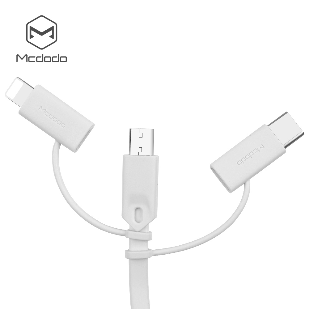 Mcdodo Великолепная Серия 3 в 1 микро + тип-c USB телефон usb кабель для зарядки данных