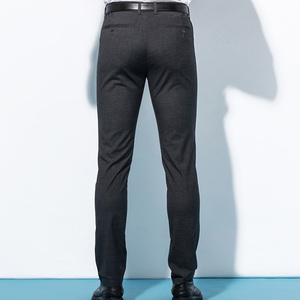 Pantaloni Casual da uomo slim fit neri di alta qualità da uomo - Product Image 3