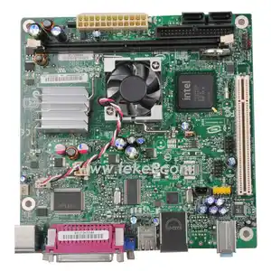 מקורי מיני itx mainboard D945GCLF D945GCLF2 D945GCLF2D במלאי, משובץ mainboard atom n330,1.6G,dual core ddr2