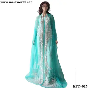 Gaun Kaftan Turki Biru (KFT-015)