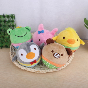 Squeaky ile fabrika stok ucuz fiyat hayvan şekli peluş oyuncak hayvan - Product Image 1