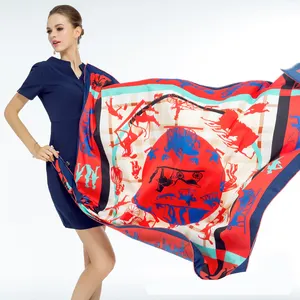 Fashion Lady Printing Silk Scarf Stylish Soft Woman Scarf Chinese Style Silk Scarves R295