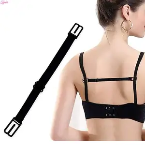 High Quality Waterproof Women Bra Elastic Adjustable And Nylon Racer Back Strap Holder Non-slip Lingerie