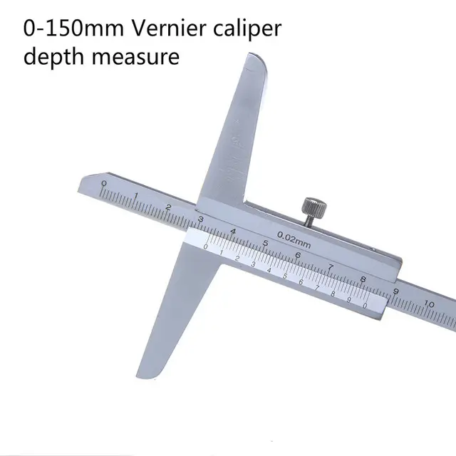 고품질 150mm 6 "깊이 버니어 캘리퍼스 0-150mm 깊이 측정 도구