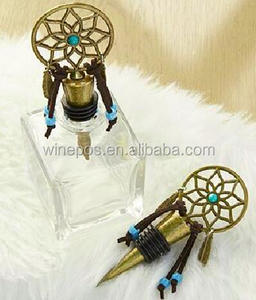 Bouchon de bouteille de vin en acier inoxydable écologique, accessoires pour bouchons de vin, bouchon de bouteille attrape-rêves - Product Image 4