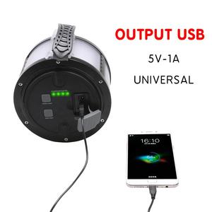 ไฟฉายทางทะเลรุ่นใหม่สำหรับใช้กลางแจ้งไฟฉายสปอร์ตไลท์ Led แบบมือถือสำหรับการล่าสัตว์พร้อม USB แบบชาร์จไฟได้คำเตือนฉุกเฉิน - Product Image 5