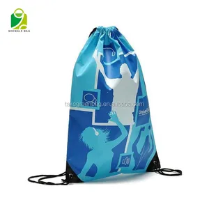 Custom Nylon Drawstring Backpack Travel Laundry Bags with Cheap Pricing