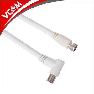 TV precio barato <span class=keywords><strong>cable</strong></span> 90 grados <span class=keywords><strong>RF</strong></span> <span class=keywords><strong>cable</strong></span> coaxial de la señal antenas <span class=keywords><strong>cable</strong></span> para CCTV televisión digital ordenador - Product Image 5