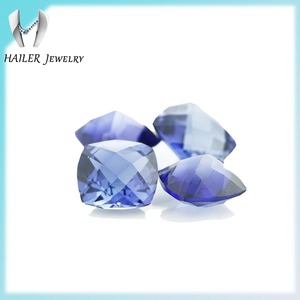 Venta caliente tallado damero <span class=keywords><strong>azul</strong></span> corindón piedra Wuzhou - Product Image 1