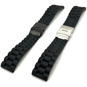 Correas de Reloj de Silicona de 20mm <span class=keywords><strong>22mm</strong></span> con 3 Cuentas, Multicolores, con Logotipo Personalizado, a la Moda - Product Image 6