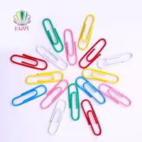 Cheap colored mini office paperclip plastic paper clip