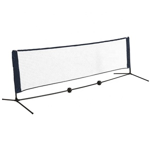 Set di rete da Badminton portatile pieghevole diretta in fabbrica 4M regolabile in altezza prezzo all'ingrosso attrezzature da campo - Product Image 3