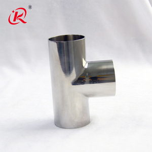 Bán nóng vệ sinh thép không gỉ SS 304 316L cấp thực phẩm Hàn ngắn <span class=keywords><strong>TEE</strong></span> 3 cách lắp ống mới loại t bằng và giảm <span class=keywords><strong>Tee</strong></span> - Product Image 4