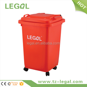 4 Ruedas 15gal Plástico <span class=keywords><strong>Apilable</strong></span> Bin Bin cubo de <span class=keywords><strong>Basura</strong></span> de Pie - Product Image 1