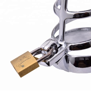 New Metal En Acier Inoxydable Cock Ring Cock Cages Male Chastity Dispositif - Product Image 5