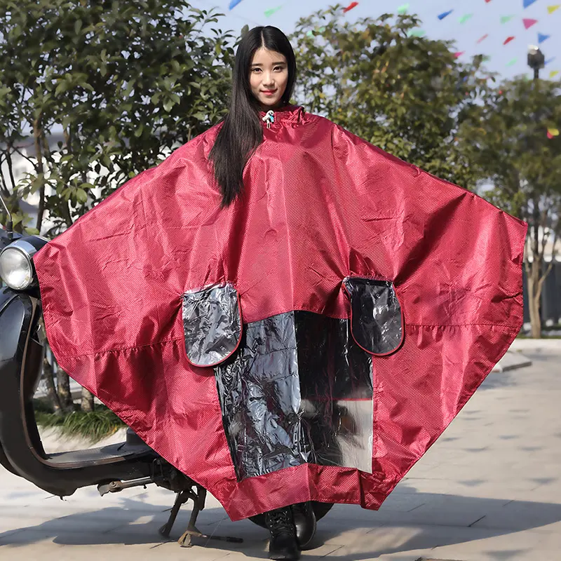 SHENGMING Adult Waterproof Fabric Material Pvc Raincoat For Motorcycle Riders