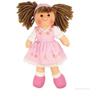 Muñeca <span class=keywords><strong>de</strong></span> Trapo Personalizada con Relleno <span class=keywords><strong>de</strong></span> Algodón PP, Muñeca <span class=keywords><strong>de</strong></span> Peluche <span class=keywords><strong>para</strong></span> Bebés, Venta al Por Mayor - Product Image 3