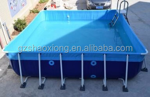 <span class=keywords><strong>Piscina</strong></span> Rettangolare Portatile <span class=keywords><strong>con</strong></span> Telaio in Metallo e <span class=keywords><strong>Scivolo</strong></span> per Parco - Product Image 5