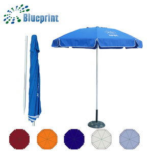 gran patio de <span class=keywords><strong>mercado</strong></span> de <span class=keywords><strong>la</strong></span> publicidad personalizada de poliéster <span class=keywords><strong>playa</strong></span> paraguas - Product Image 1