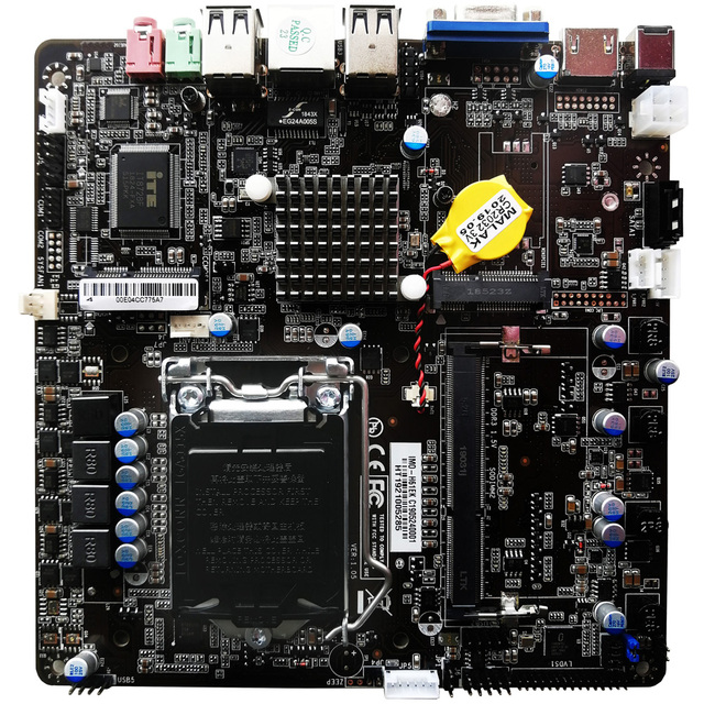 Mini Itx Motherboard H61 17*17 Industrial Intel LGA1155 CPU 1 COM Computer Motherboard All-in-one Professional Motherboard