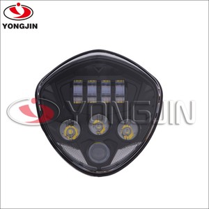 LED faro negro para motocicleta cruceros de Victoria CROSS modelos 07-16 - Product Image 1