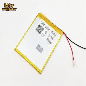 Battery Lithium Polymer Rechargeable battery of 3,7 V 357090, 3500 mah Battery Li-ion - Product Image 4