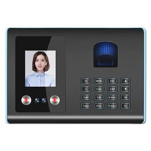 FA01 5V 2.5A power Software free off network biometric Fingerprint and Face recognition time attendance with 2.8 inch display