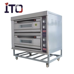 Baking Equipment <strong>Bakery</strong> Pizza <strong>Machine</strong> Double Deck Electric Oven Stone Pizza Oven /automatic <strong>Bakery</strong> <strong>Machine</strong> for Sale - Product Image 5