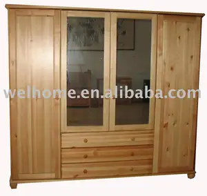 F8301 Lemari Pakaian Kayu/Lemari Kayu/Furnitur Kamar Tidur