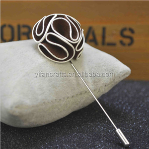 Hot Koop Nieuwe Mannen Pak Broche Gesp Broche Handgemaakte Bloemen Revers Pin Mannen Accessoires - Product Image 6