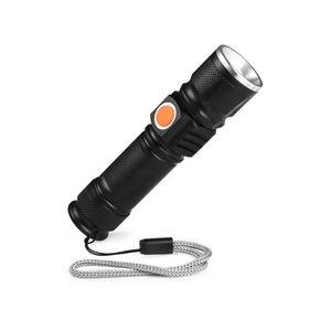 Công suất cao mini sạc USB siêu sáng micro <span class=keywords><strong>LED</strong></span> <span class=keywords><strong>Torch</strong></span> 1000lm 18650 Keychain Đèn pin phẳng Mini - Product Image 2