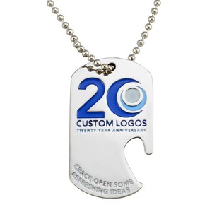 <span class=keywords><strong>Tag</strong></span> anjing silikon polos Logam Laser Logo kustom dengan kalung rantai bola - Product Image 2